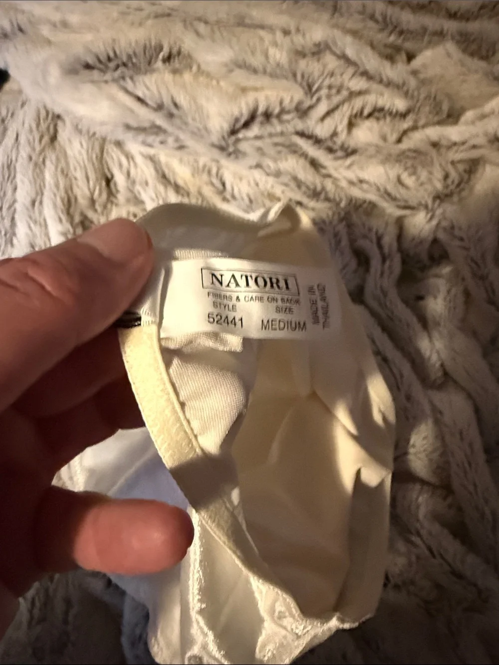 Natori Jacquard High-Waist Briefs in Champagne - Picture 3 of 7